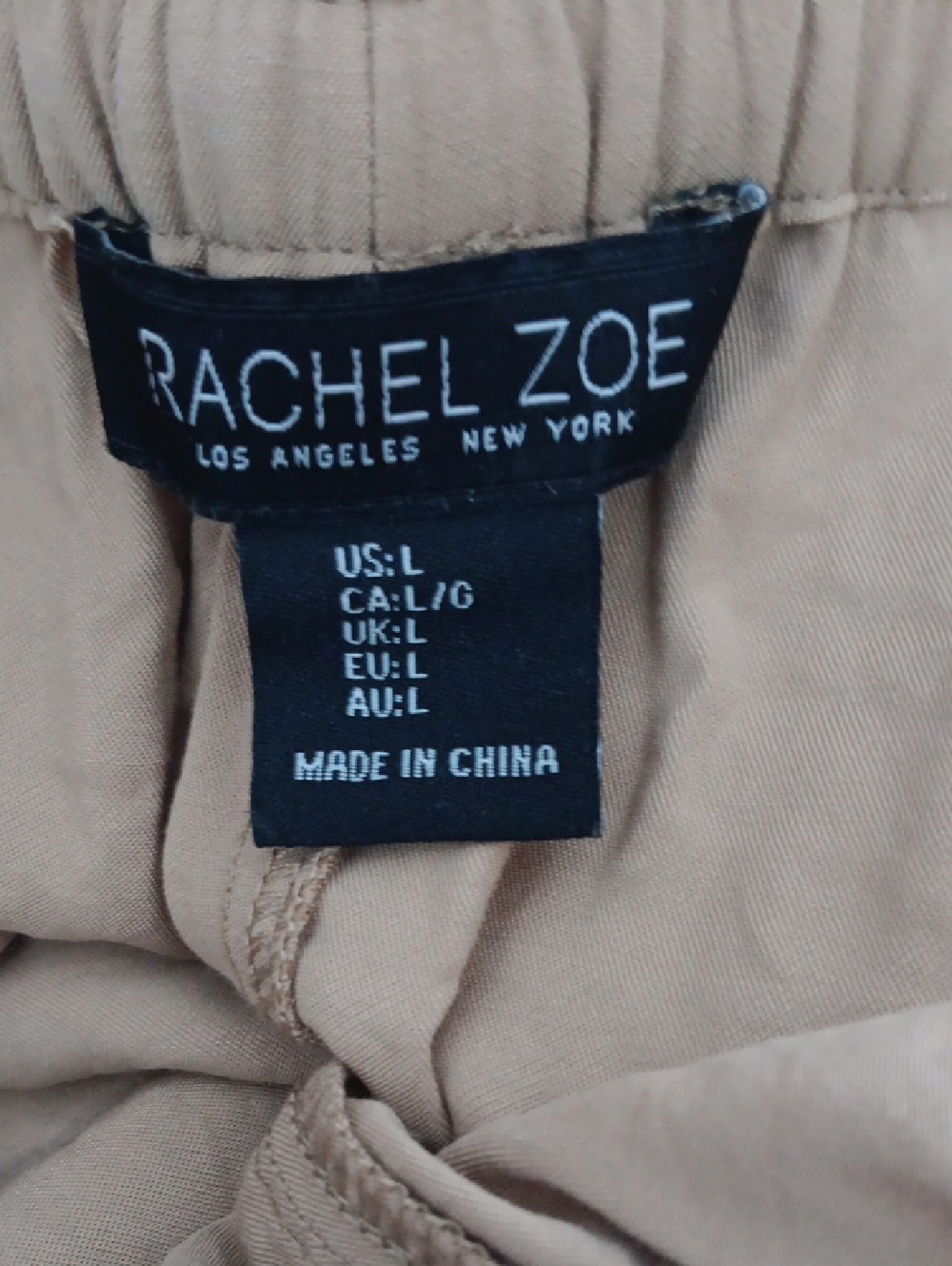 Rachel Zoe High Waist Wide-Leg Drawstring Pants #3681 - Picture 6 of 7